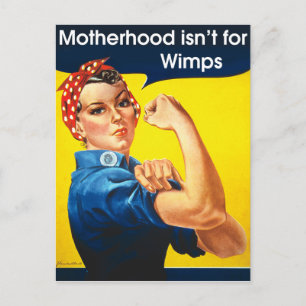 Mors dag ~ Rosie Riveter Vykort