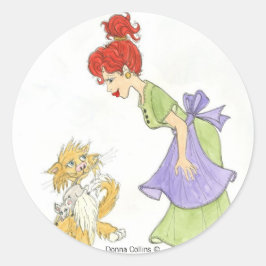 mors dag runt klistermärke