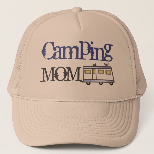 Mors dag/RV som campar pappatruckerkepsblått Keps (Framsida)