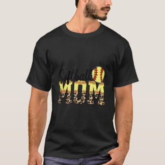 Mors dag Softball Mamma Citat T Shirt