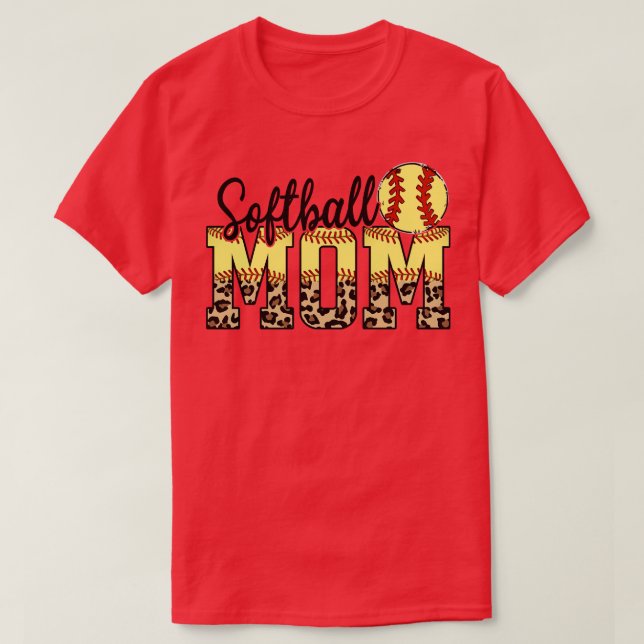 Mors dag Softball T Shirt (Design framsida)