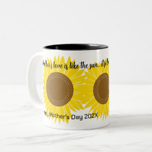 Mors dag Solrosskaffe Mugg