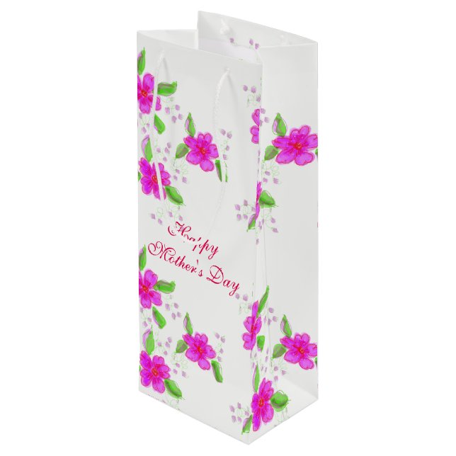 Mors dag Söt Vin Gift-bag (Baksidan Vinklad)