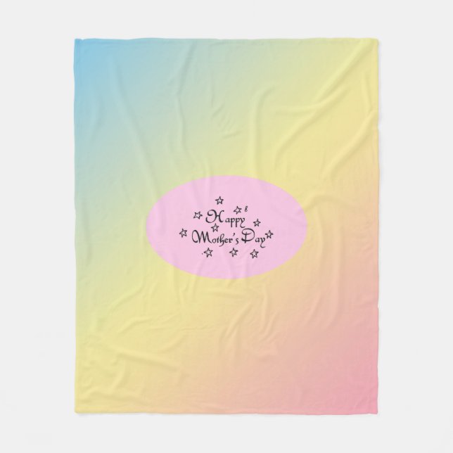 Mors dag Star - Fleecefilt (Framsidan)