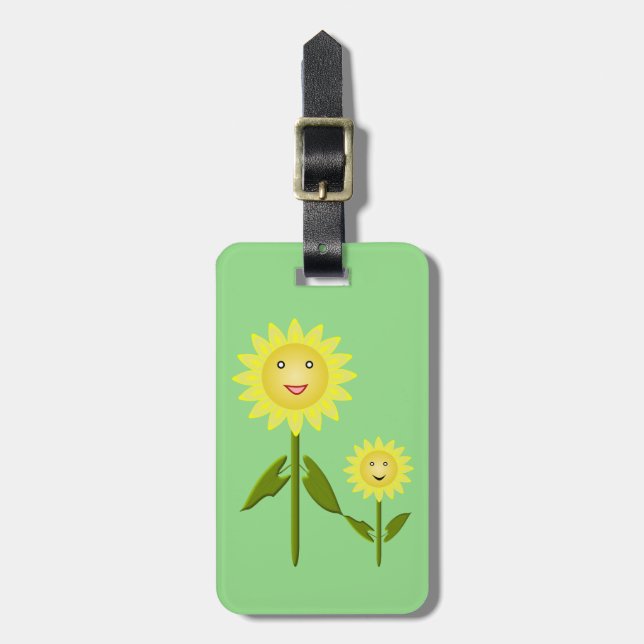 Mors dag Sunblommor Anpassningsbar Bagagebricka (Vertikal Framsida)