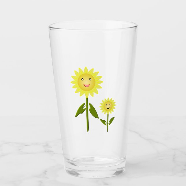 Mors dag Sunblommor Glaskopp (Framsida)