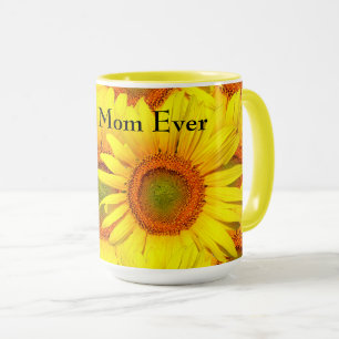 Mors dag Sunblommor Mugg