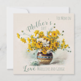 Mors dag Sweet & Sunny Longpre CC1108-kort Inbjudningar