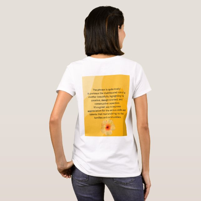 Mors dag T-Shirt (Hel baksida)