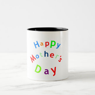 Mors dag text, tvåtonskafett Mugg