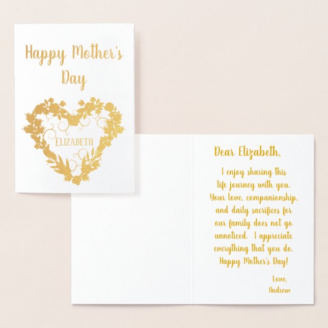 Mors dag till min fru folierat kort (Display)