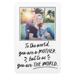 Mors dag till oss är du världsfoto magnet