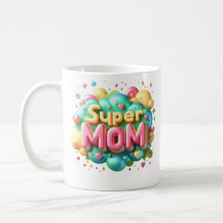 Mors dag "Toppen Mamma" Mugg-handmade Mugg, Kaffemugg