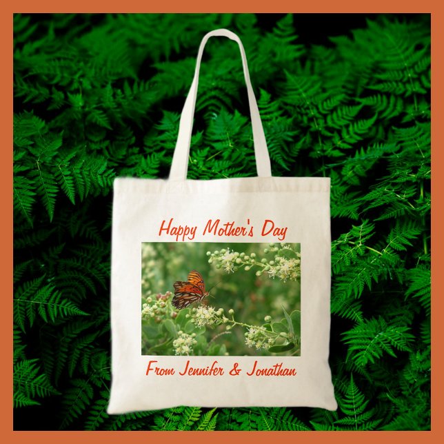 Mors dag Tote Bag, Butterfly Tygkasse (Skapare uppladdad)