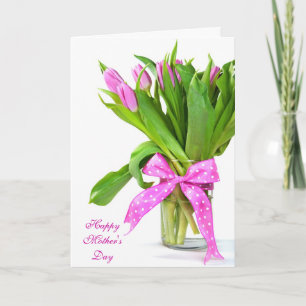 Mors dag Tulips Kort