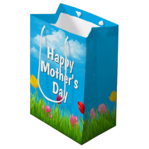 Mors dag Tulips Medium Gift Bag