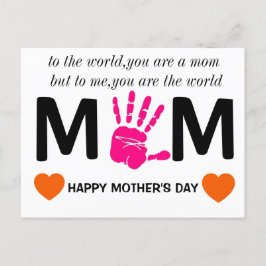 Mors dag utskrivbar vykort