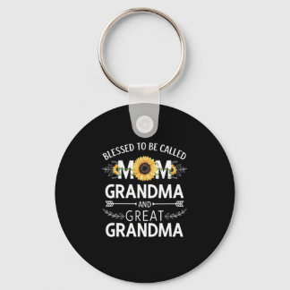 Mors dag välsignad med namnet Mamma Grandma Grea Nyckelring