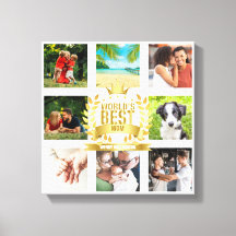 Mors dag Världens bästa mamma Familjefotocollage