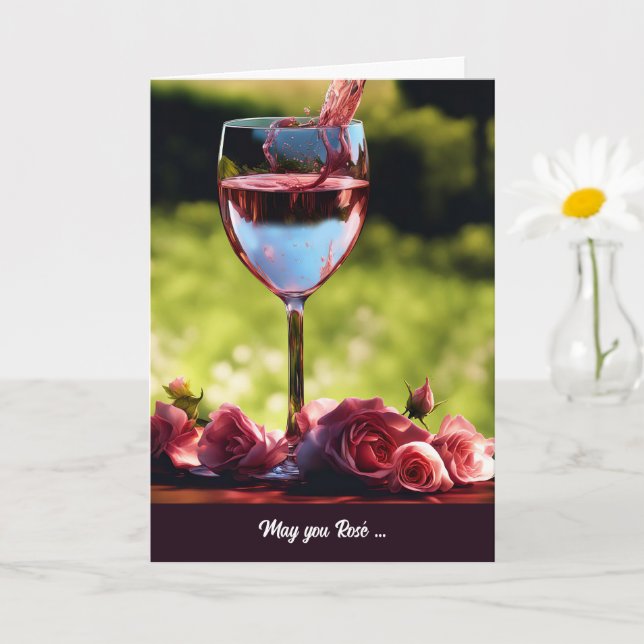 Mors dag Vin och Rosor  Ro och Kort (Liten växt)