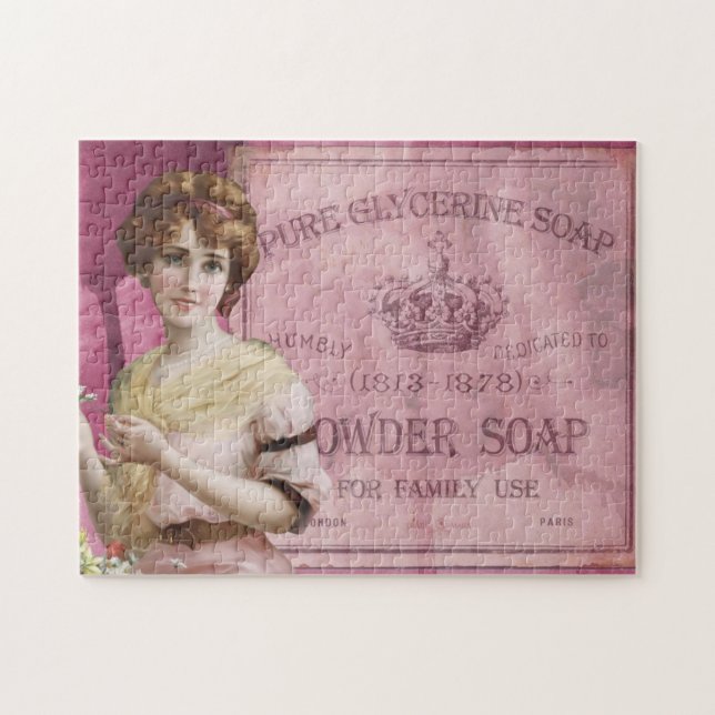 Mors dag Vintage Advertising Glycerin Soap Pussel (Horisontell)
