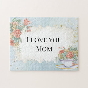 Mors dag Vintage Ram Tea Kopp Ro Daisy Pussel