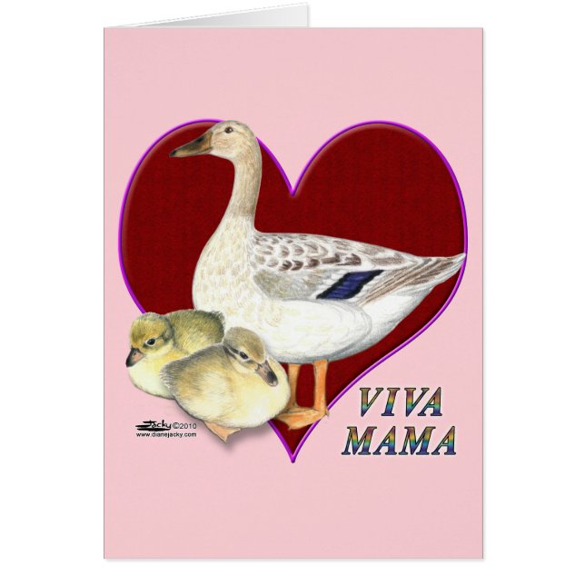 Mors dag: Viva Mamma! OBS Kort (Framsidan)