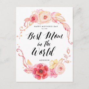 Mors dag vykort bäst Mamma i världen