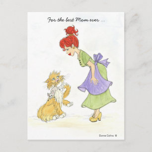 Mors dag-vykort för bästa Mamma någonsin Vykort