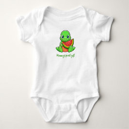 Mors dag Watermelon Baby Dragon Personlig. T Shirt