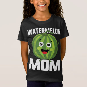 Mors dag Watermelon Mamma Cute Sommarfrufrukten Wo T Shirt