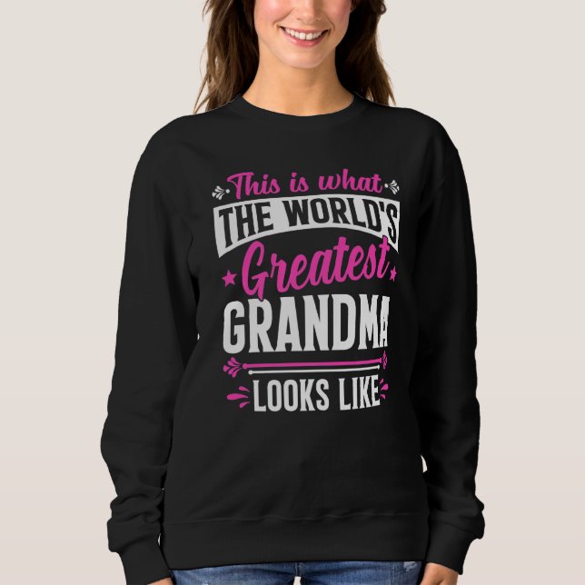 Mors dag What Världsmästare Grandma Ser L T Shirt (Framsida)