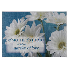 Mors dag White Daisys Garden Kärlek Blå himmel