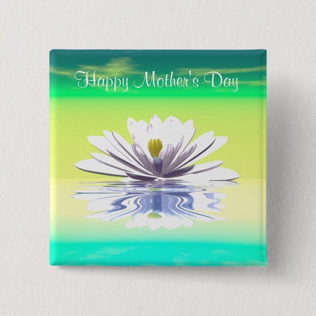 Mors dag White Vatten Lily Knapp (Framsida)