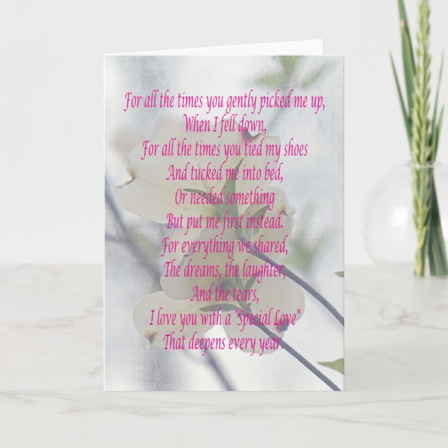 Mors dagDogwood Kort (Framsida)