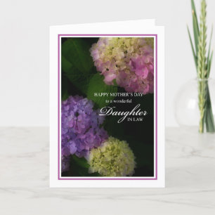 Mors dagdotter i lag, målad vanlig hortensia kort