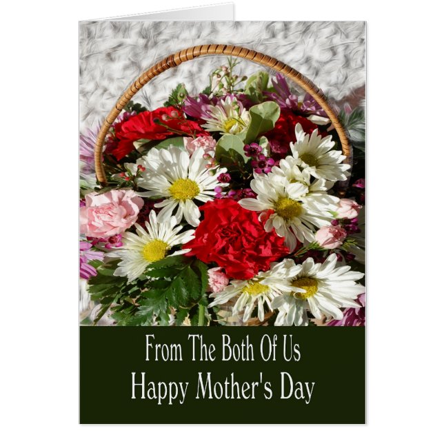 Mors dagkort från båda av oss hälsningskort (Framsidan)