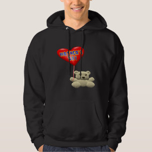 Mors dagnalleballong sweatshirt med luva