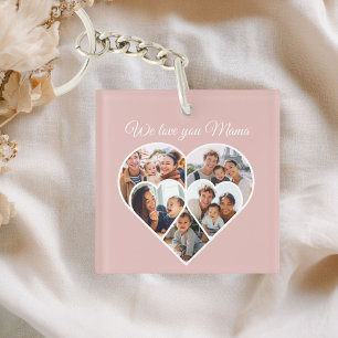 Mors dags fotokollage Hjärta Familjefoto 