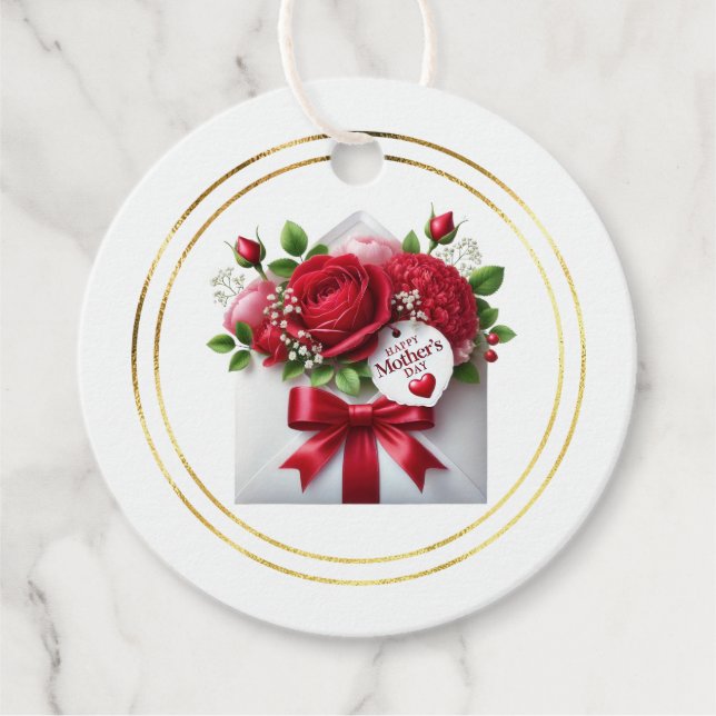 Mors Dagspresentetikett Gåvor Etiketter (Framsida)