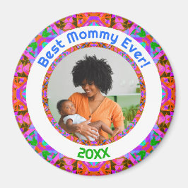 Mor's Day Best Mamma någonsin Maka Baby Photo Gift Magnet