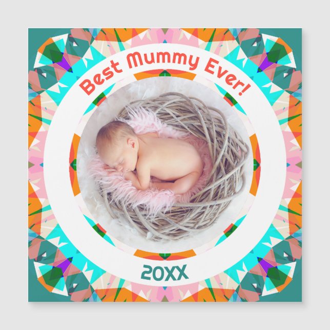 Mor's Day Best Mummy Your Flicka Photo Gift (Framsida)