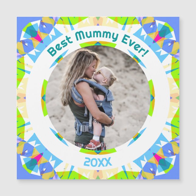 Mor's Day Best Mummy Your Flicka Photo Gift (Framsida)
