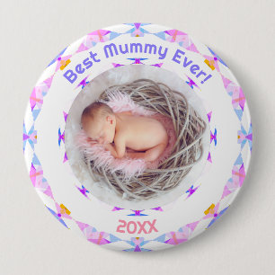 Mor's Day Best Mummy Your Flicka Photo Gift Knapp