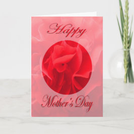 Mor's Day Dianthus Red Flower Kort