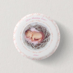 Mor's Day Rosa Best Mummy Your Baby Photo Gift Knapp