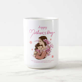 "Mor's Embrace - Lycklig Mor's Day Art" Kaffemugg