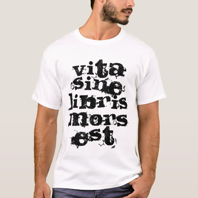 Mors est för Vita sinuslibris Tee Shirt (Framsida)