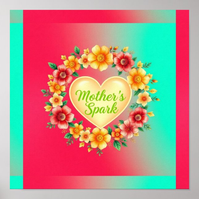 Mor's Fiery Heart Spark Poster (Framsidan)