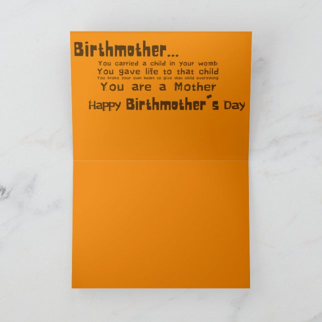 Mors kärlek födelsemorsdags-kort kort (Inuti)